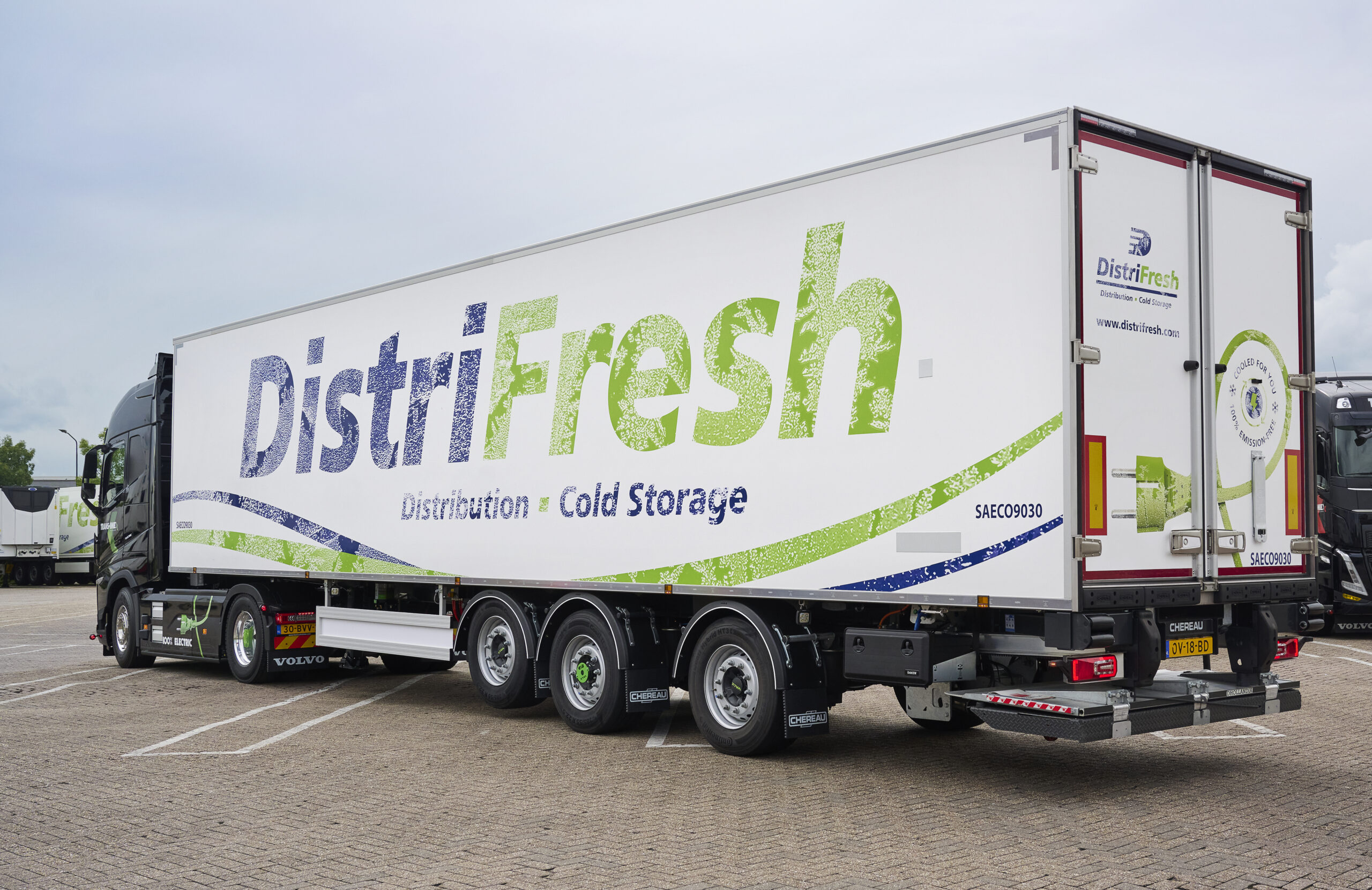 E-Truck en E-trailer Distrifresh